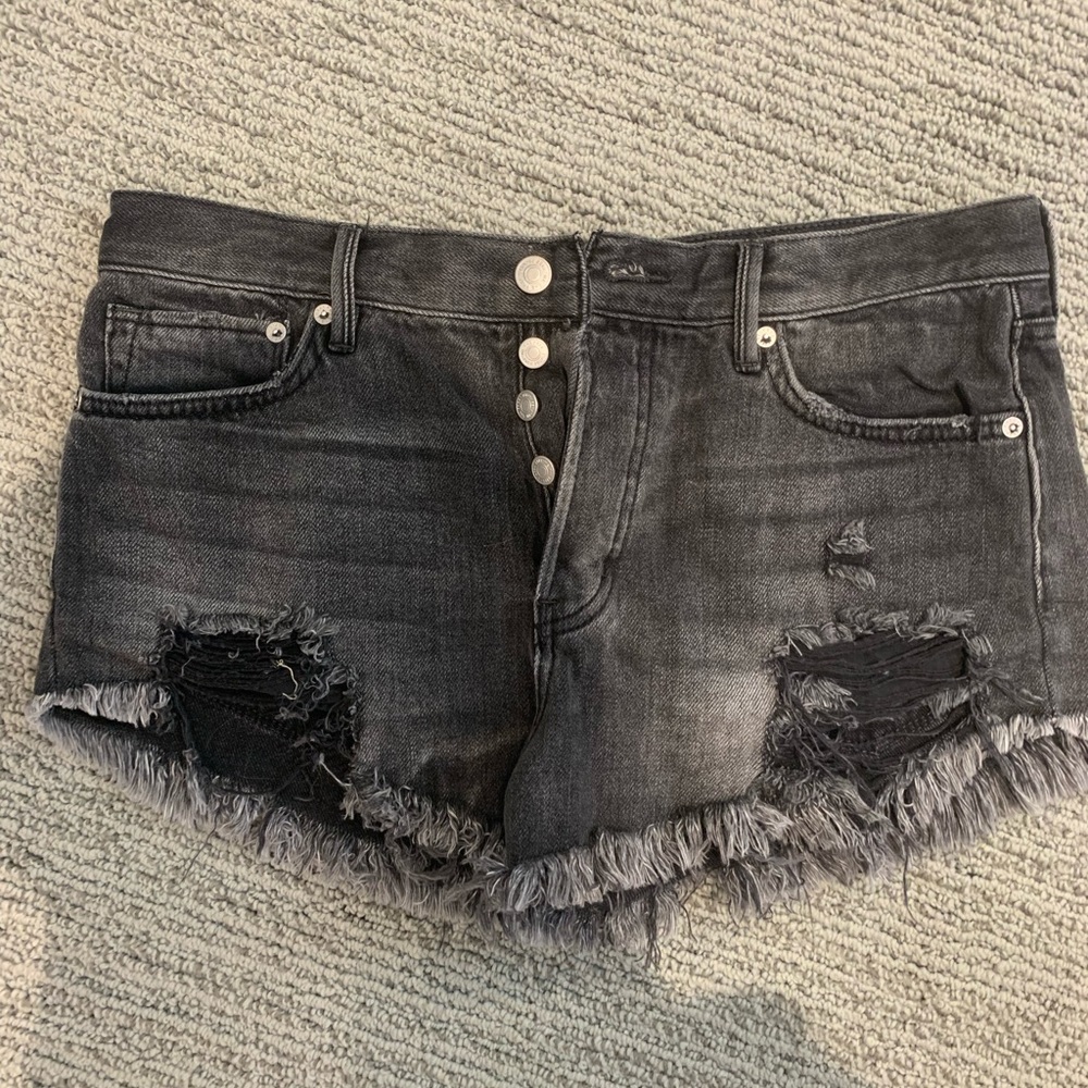 Free People Jean Shorts